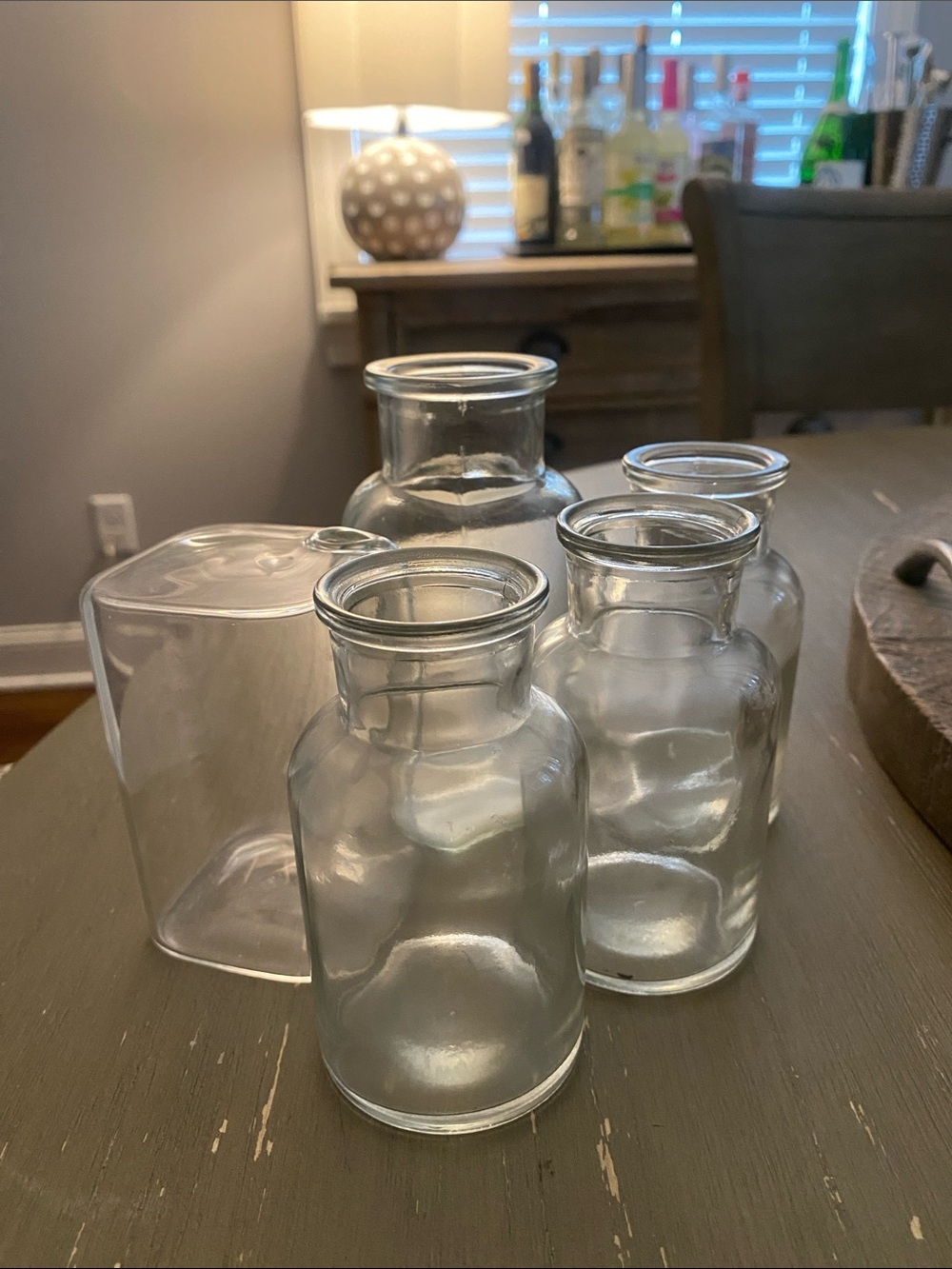 Set of 5 bud vases